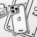 Cartoon Doodle Line Art iPhone Case