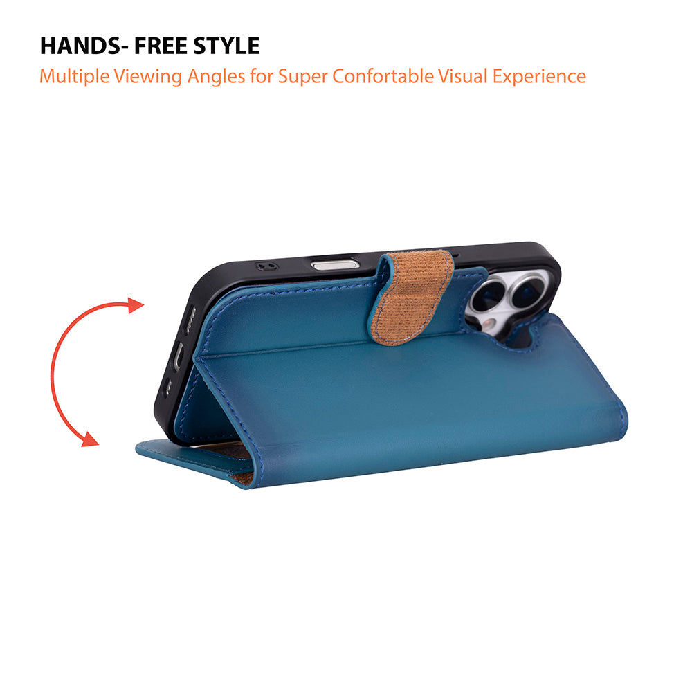 Detachable Leather iPhone Wallet Case with Card Slots