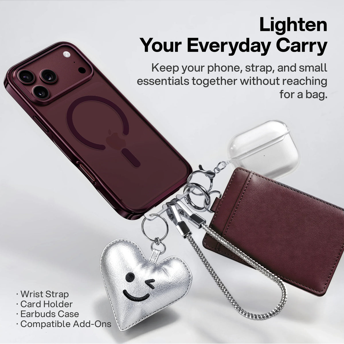 Crossbody MagSafe iPhone Case with Lanyard Strap
