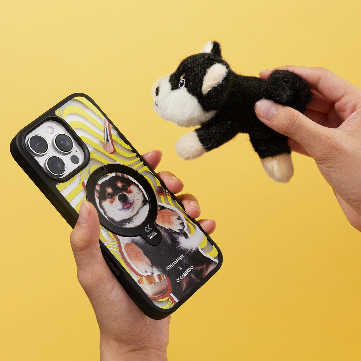 Cute Dog Pattern MagSafe iPhone Case