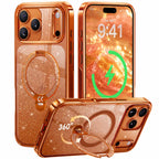 Sparkle Glitter MagSafe iPhone Case Built In Kickstand