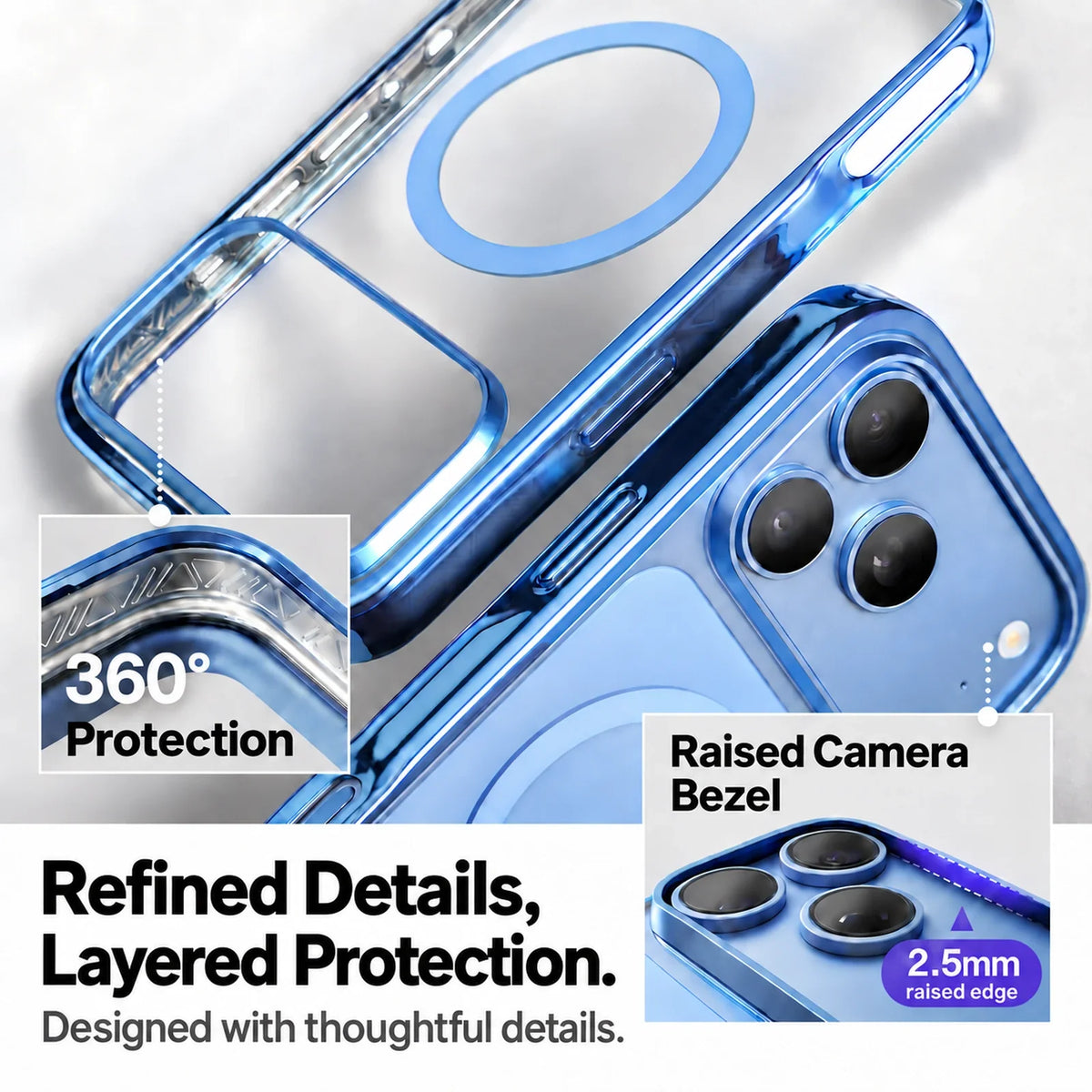 Crossbody MagSafe iPhone Case with Lanyard Strap
