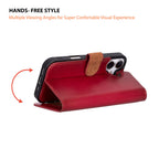 Detachable Leather iPhone Wallet Case with Card Slots