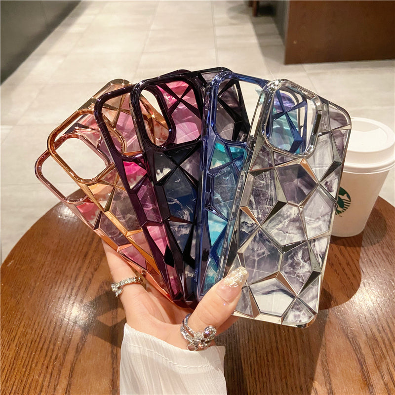 Crystal Gemstone Pattern iPhone Case