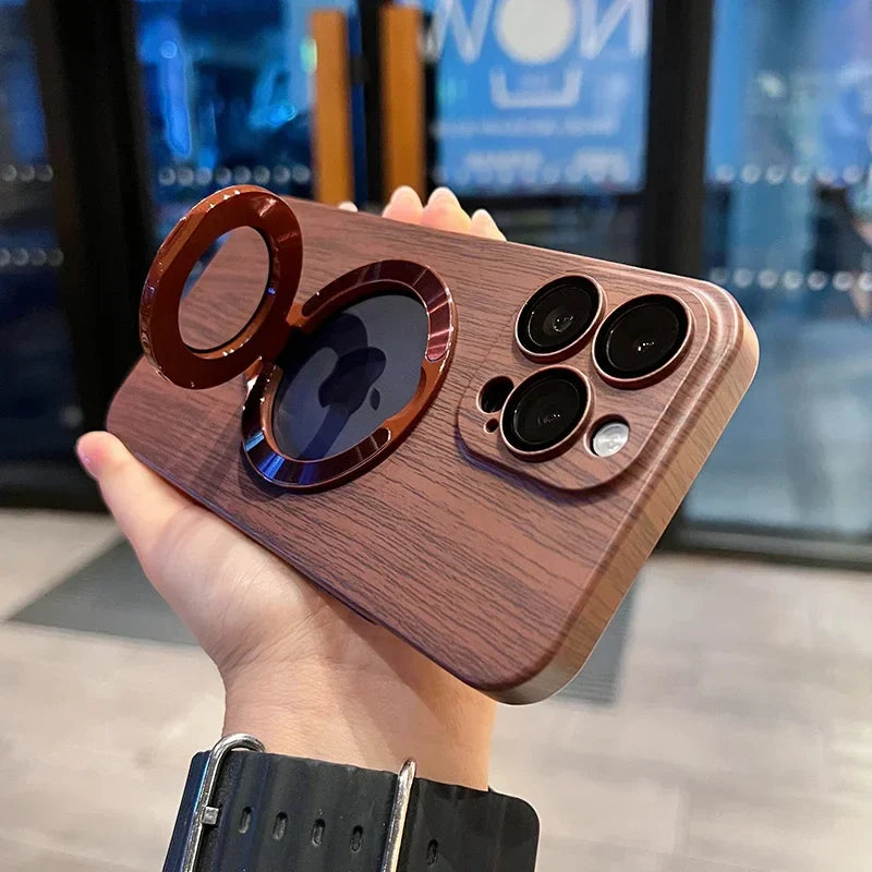 Wood Style MagSafe iPhone Case