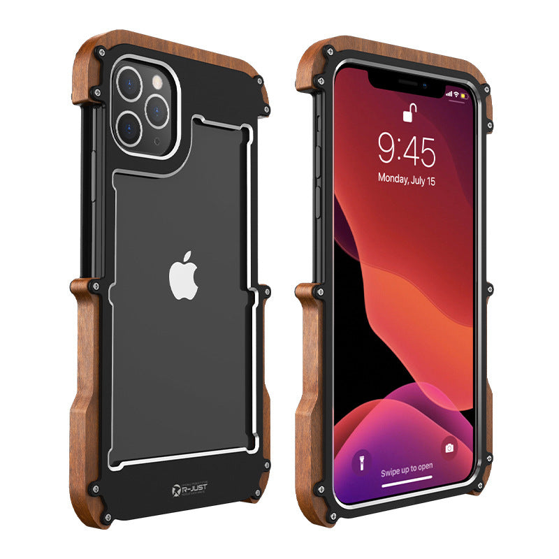 Wood Metal Bumper iPhone Case