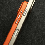 Geometric Pattern iPhone Case with Built In Camera Lens Cover and Raised Camera Frame