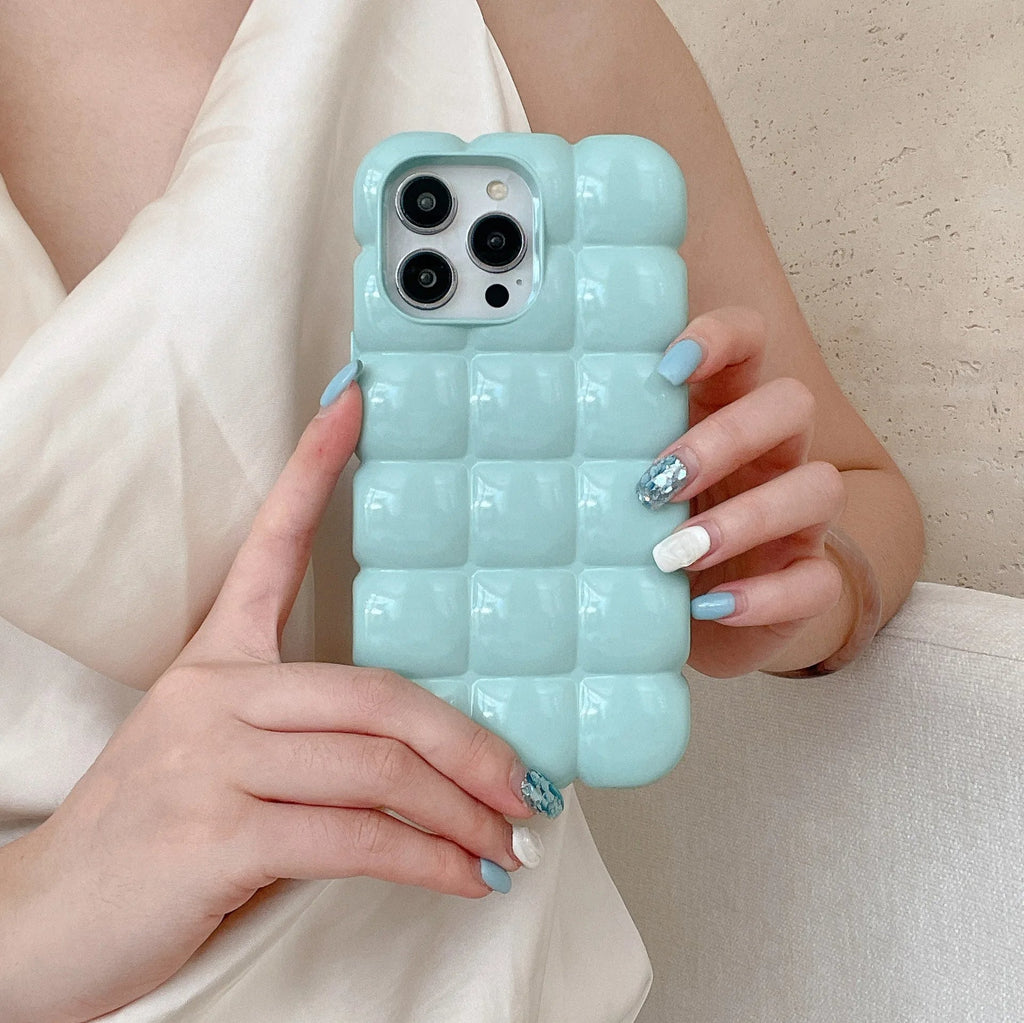 Puffy Bubble Block iPhone Case
