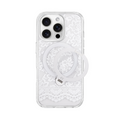 Lace Pattern MagSafe iPhone Case with Ring Stand