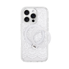 Lace Pattern MagSafe iPhone Case with Ring Stand