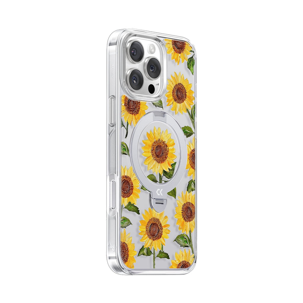 Sunflower Pattern MagSafe iPhone Case