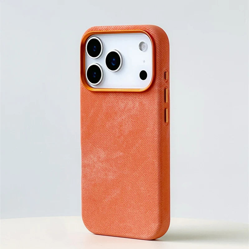 Vintage Denim Texture Slim iPhone Case