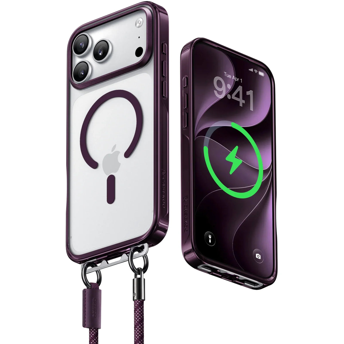 Crossbody MagSafe iPhone Case with Lanyard Strap