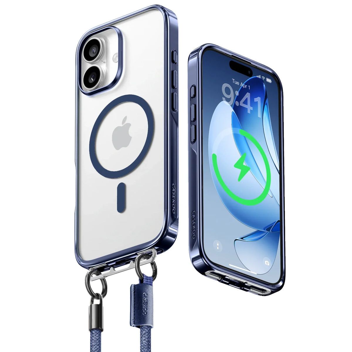 Crossbody MagSafe iPhone Case with Lanyard Strap