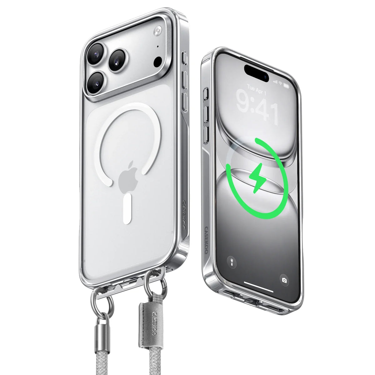 Crossbody MagSafe iPhone Case with Lanyard Strap
