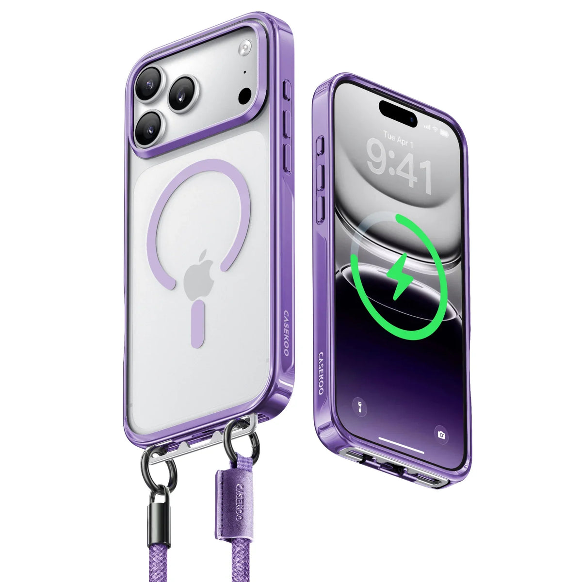 Crossbody MagSafe iPhone Case with Lanyard Strap