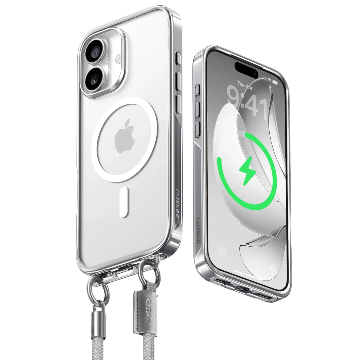 Crossbody MagSafe iPhone Case with Lanyard Strap