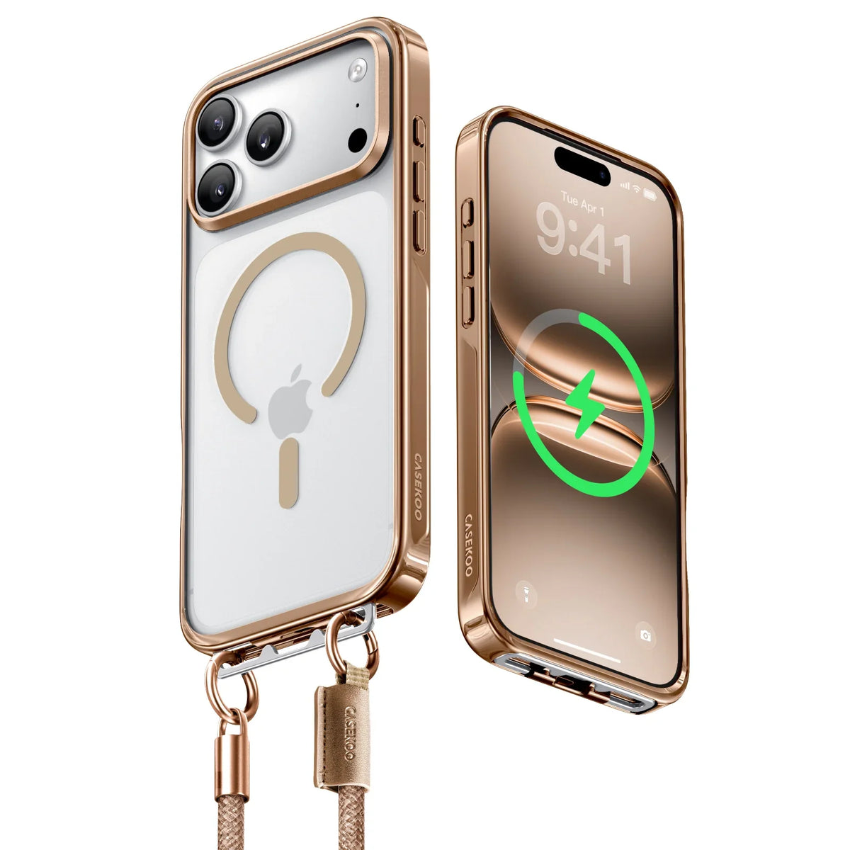 Crossbody MagSafe iPhone Case with Lanyard Strap