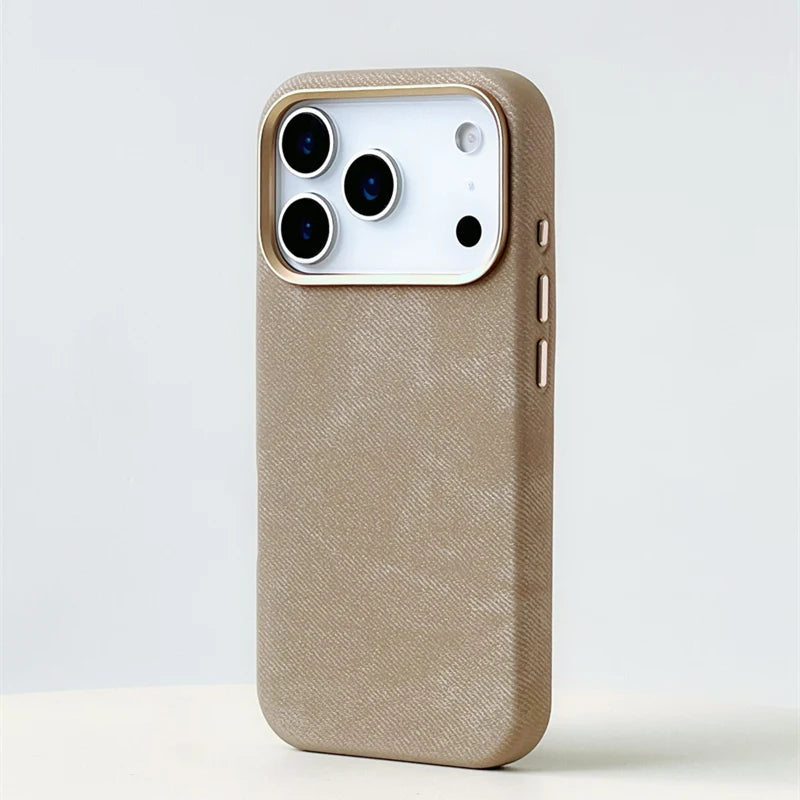 Vintage Denim Texture Slim iPhone Case