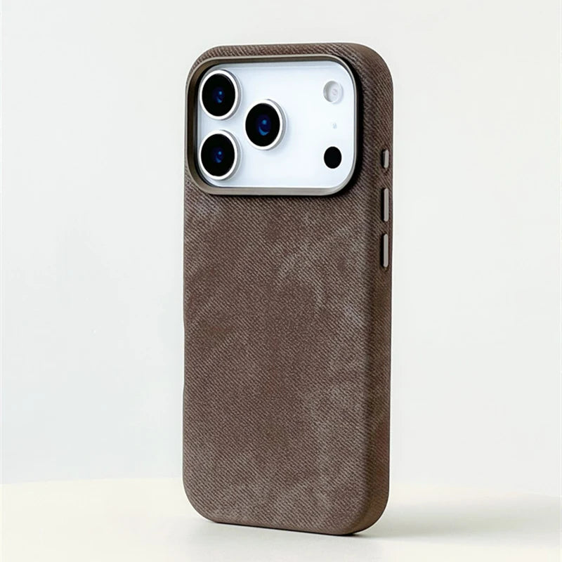 Vintage Denim Texture Slim iPhone Case