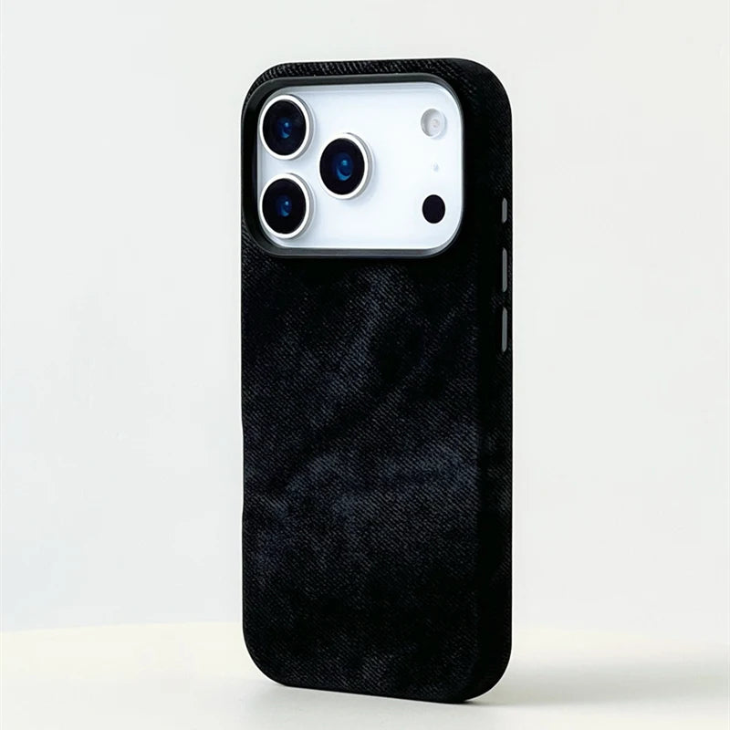 Vintage Denim Texture Slim iPhone Case