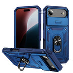 Heavy Duty iPhone Case Sliding Camera Cover Ring Stand