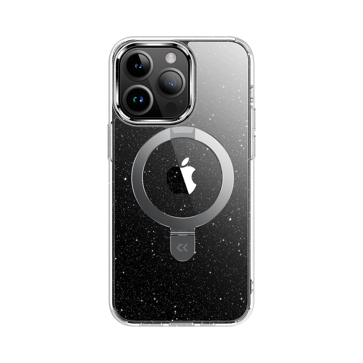 Glitter iPhone Case Rotating with Ring Kickstand