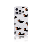 Dachshund Dog Pattern MagSafe iPhone Case