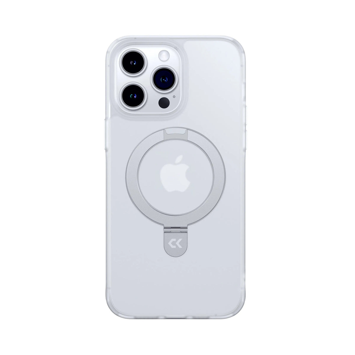 Frosted iPhone Case with Built In Ring Stand