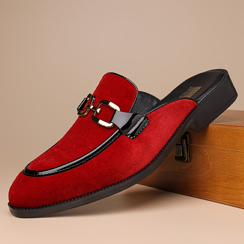 Aston Velvet Slip-Ons