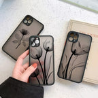 Smoky Tulip Art iPhone Case