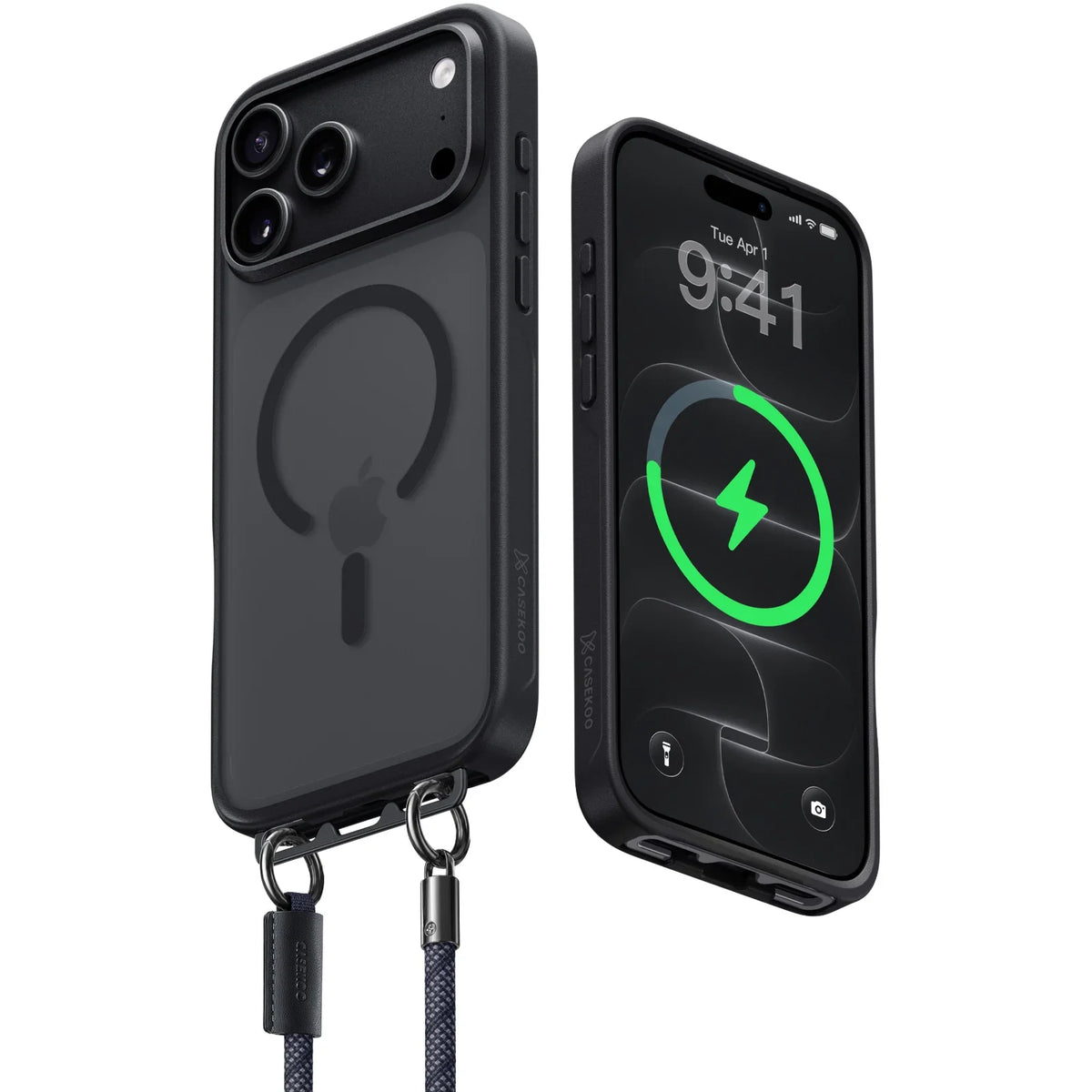 Crossbody MagSafe iPhone Case with Lanyard Strap