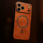 Suede Leather MagSafe iPhone Case
