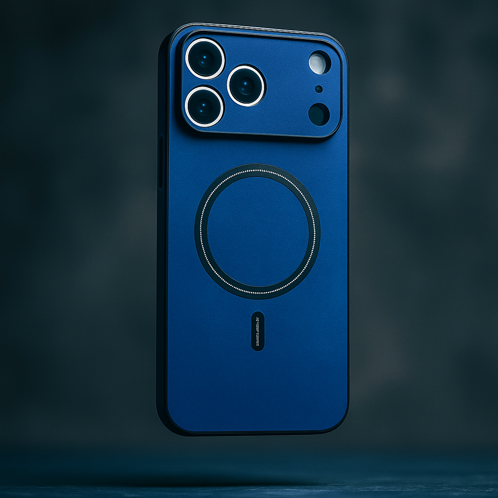 Suede Leather MagSafe iPhone Case