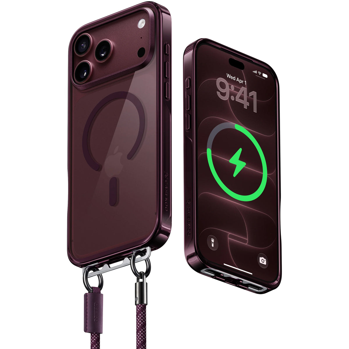 Crossbody MagSafe iPhone Case with Lanyard Strap