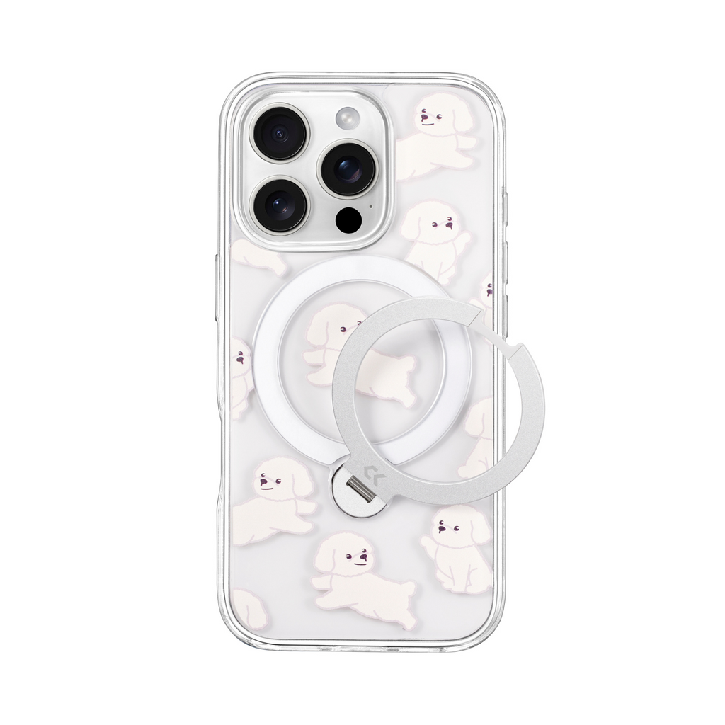 Cute Puppy Pattern MagSafe iPhone Case