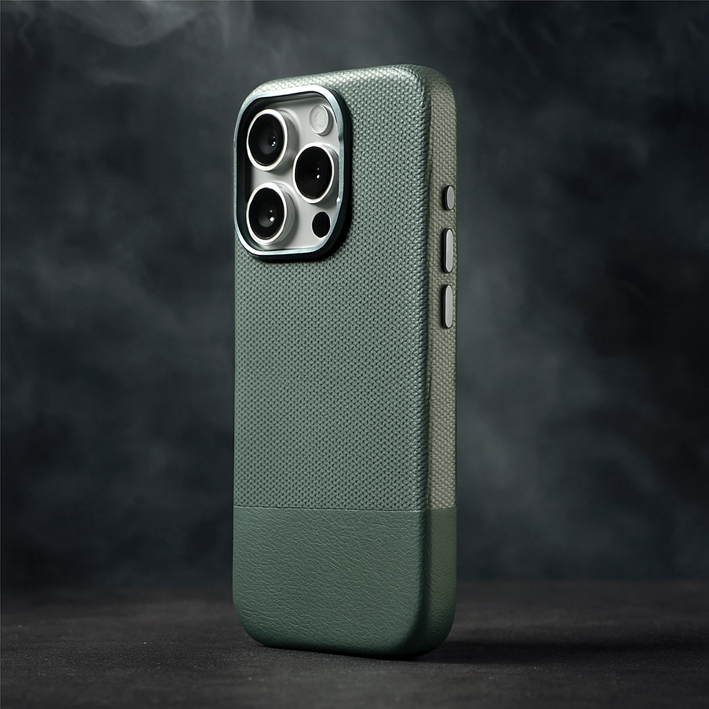 Two-Tone Leather iPhone Case