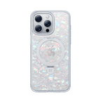 Pearl Shell Pattern iPhone Case with Ring Stand