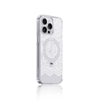 Lace Pattern MagSafe iPhone Case with Ring Stand