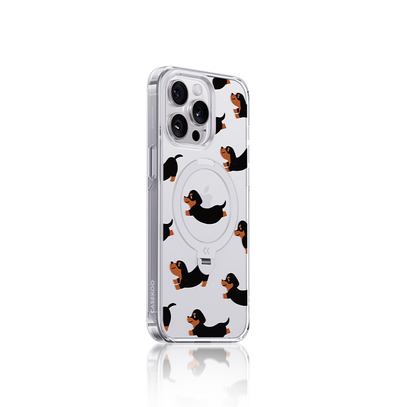Dachshund Dog Pattern MagSafe iPhone Case