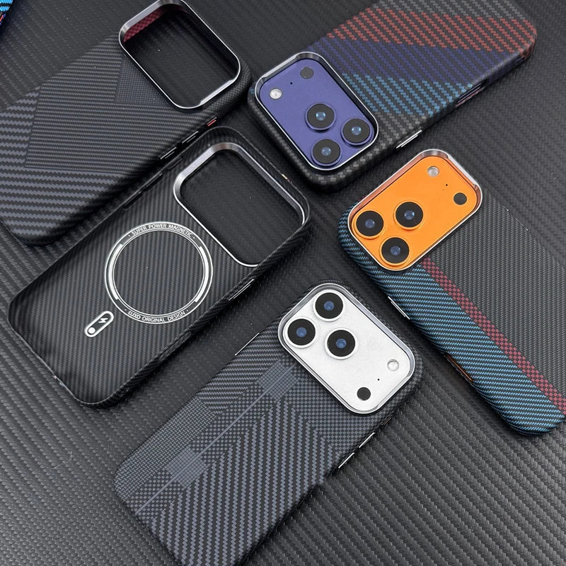 Carbon Fiber Texture Slim iPhone Case