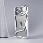 3D Snake Design iPhone Case with Textured Scale Finish & Camera Lens Protection