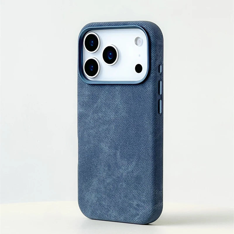 Vintage Denim Texture Slim iPhone Case
