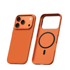Carbon Fiber Style iPhone Case with Camera Lens Kickstand and Metal Style Frame