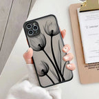 Smoky Tulip Art iPhone Case