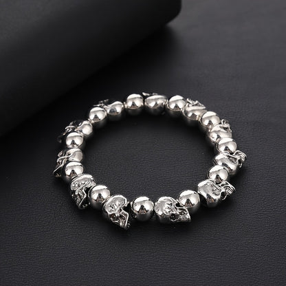 Rogue Bead Skull Bracelet