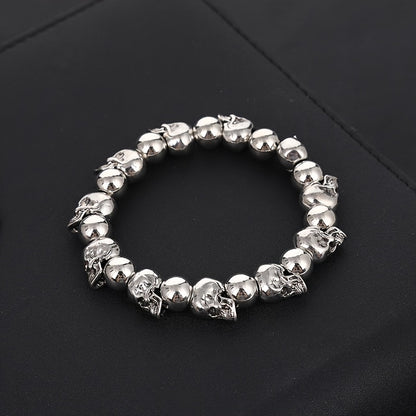 Rogue Bead Skull Bracelet