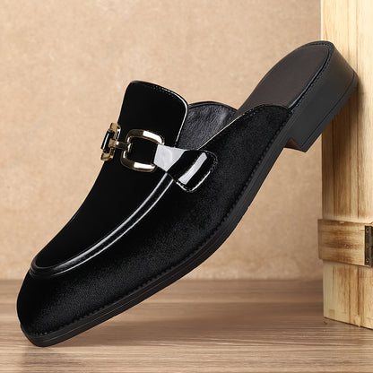 Aston Velvet Slip-Ons
