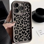 Leopard Print Soft Bumper iPhone Case