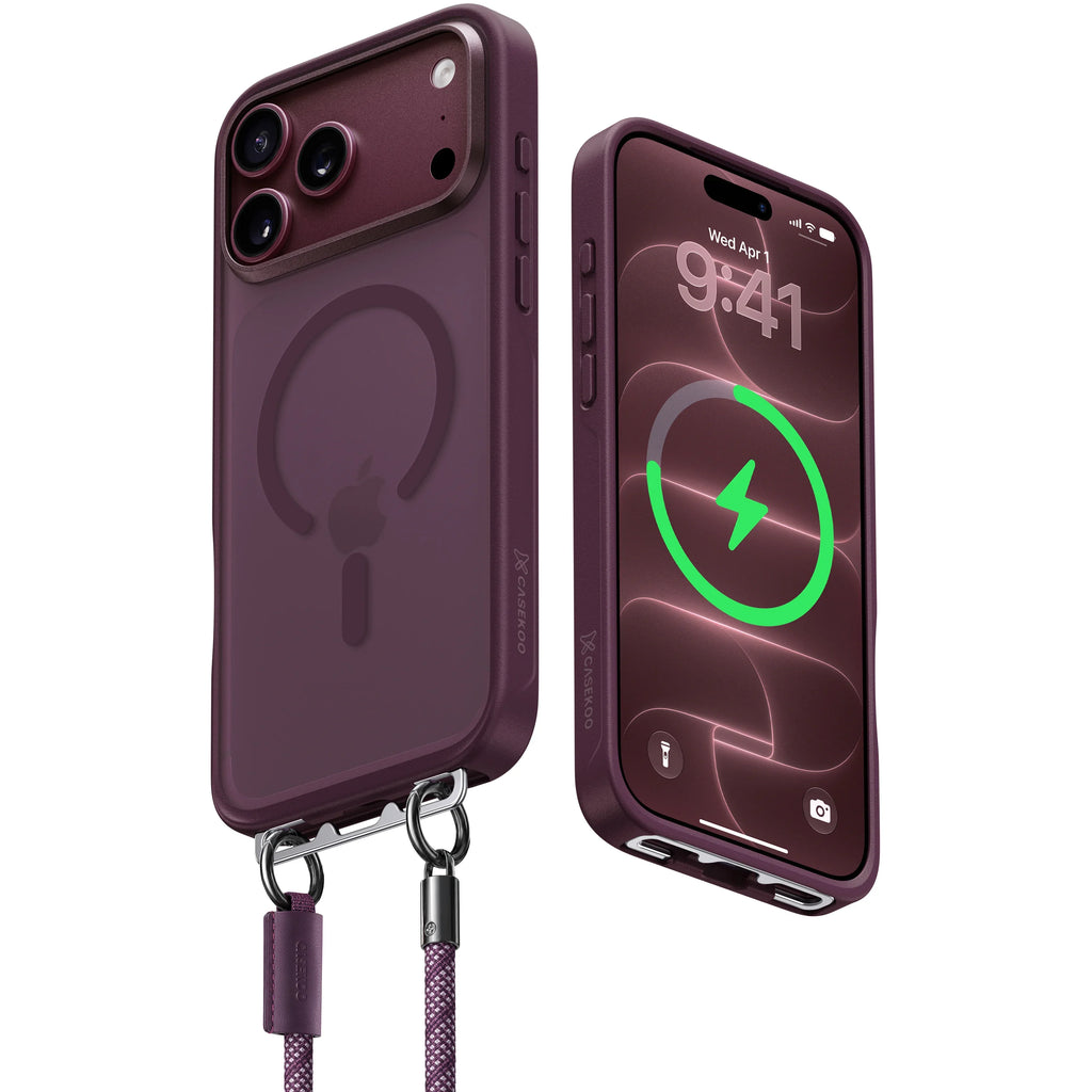 Crossbody MagSafe iPhone Case with Lanyard Strap